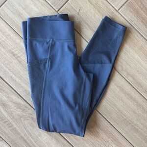 Pearl Izumi Navy Blue Activewear Running Leggings with Pockets